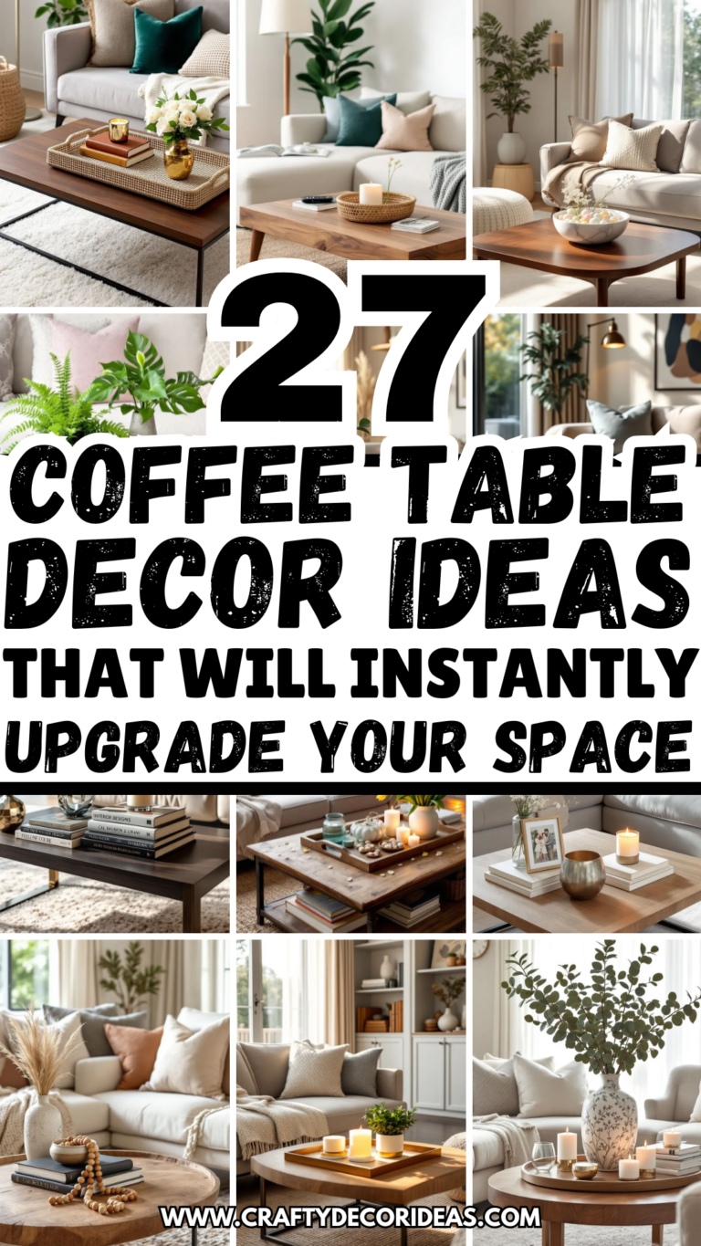 27 Coffee Table Decor Ideas That Will Instantly Upgrade Your Space