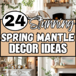 Spring Mantle Decor