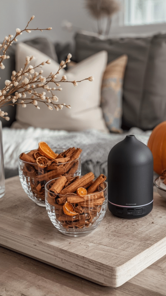 Fall-Scented Potpourri and Diffusers