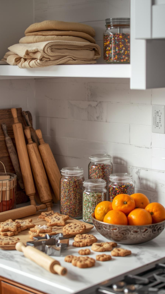 Style a Christmas Baking Corner
