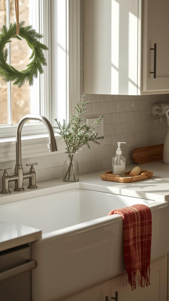 A Festive Sink Area