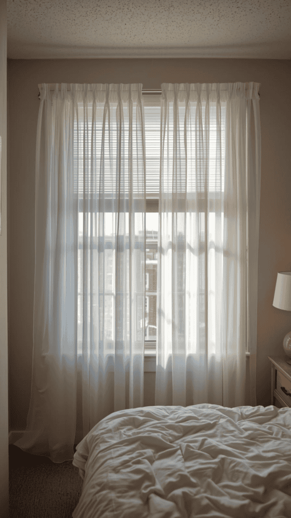 Hang Curtains Even If You Have Blinds
