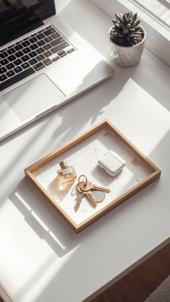 Use Trays to Control Small Clutter