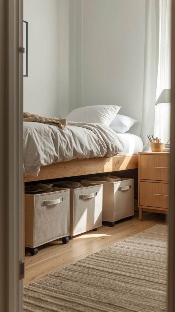 Use Under-Bed Storage Like a Pro
