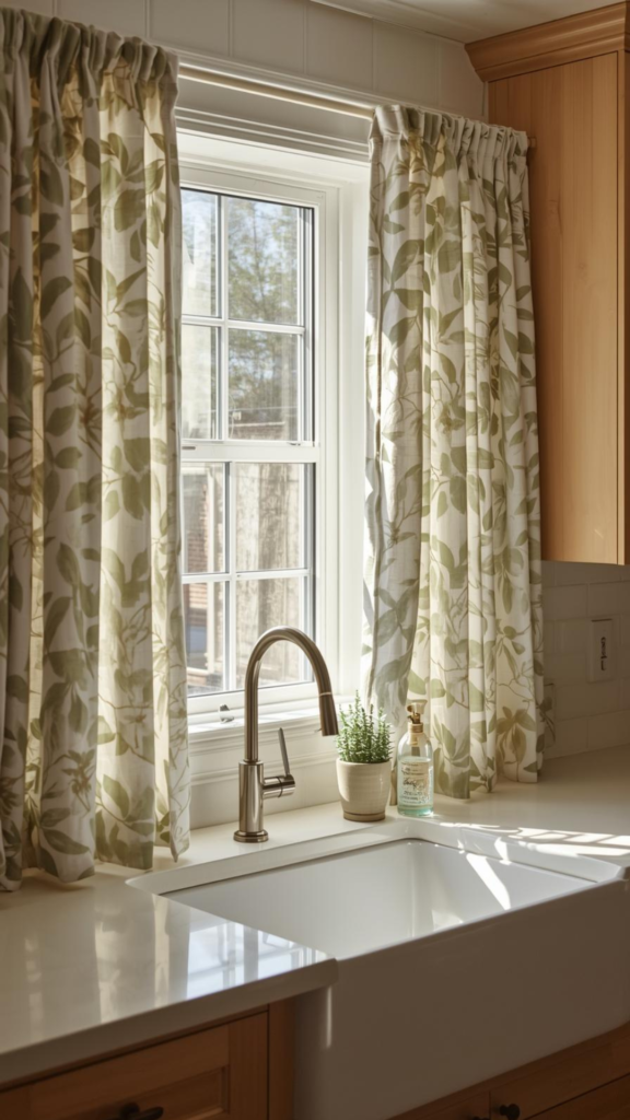 Botanical Print Curtains