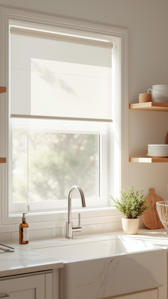 Minimal Roller Shade for a Clean Look